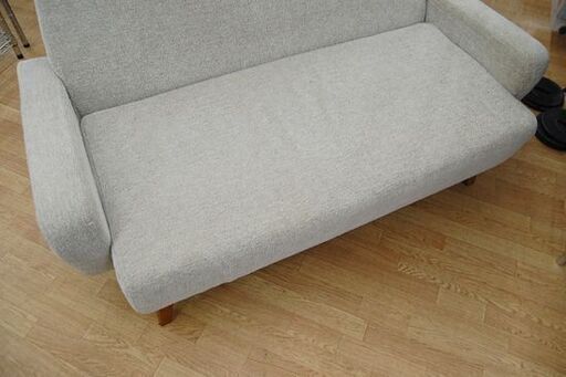 unico 2.5人掛けソファ EVA 幅146×奥81×高94cm 布製 アイボリー系 2P