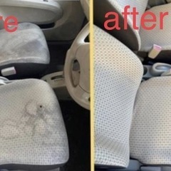 車内のニオイでお困りの方😭シートクリーニングはいかがでしょうか❓　　🚚出張費無料🚚　の画像