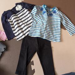 80サイズ　女の子洋服セット　BRANSHES　無印　ユニクロなどの画像