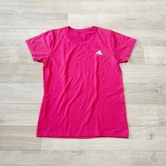 お話中★　adidas アディダス　Tシャツ　ピンク　レディース　M グンゼの画像
