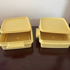 タッパーウェアー　弁当箱2点セット