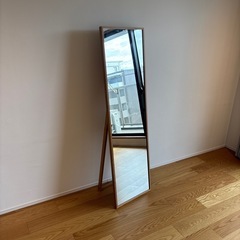 無印良品 木製ミラー オーク材