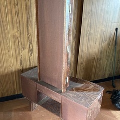 昭和レトロ鏡台　三面鏡の画像