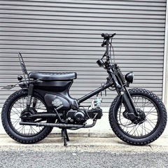 ホンダ スーパーカブ 50cc マットブラック チョッパー 福岡 全国発送の画像