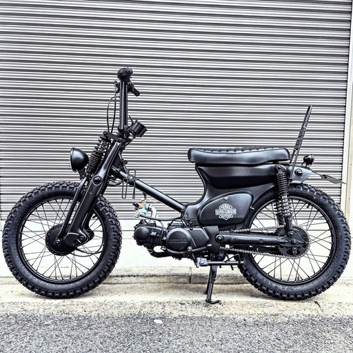 ホンダ スーパーカブ 50cc マットブラック チョッパー 福岡 全国発送