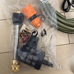 新品未使用 箱無し 取説あり　高圧洗浄機 どこでも使える バッテリー2個付き 多用途 