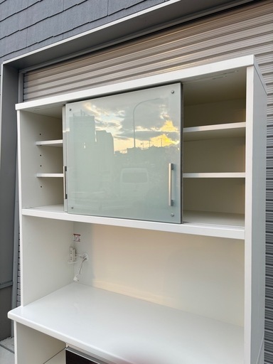 【決まりました】松田家具 キッチンボード 食器棚 キッチン家具 ブラウン