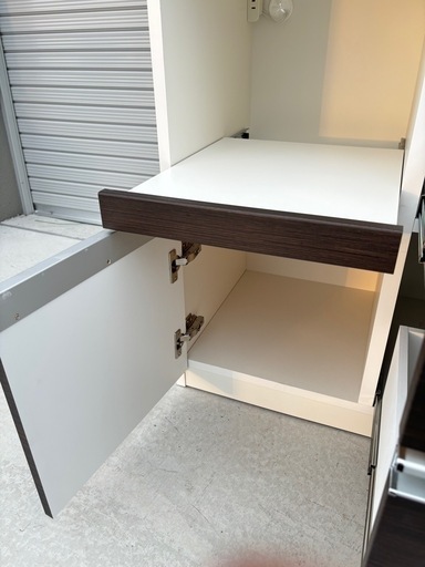 【決まりました】松田家具 キッチンボード 食器棚 キッチン家具 ブラウン
