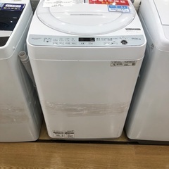 【1年間動作保証付き】SHARP 全自動洗濯機　ES-GE7F-W 7.0kg 2022年製　クリーニング済
