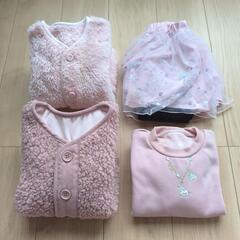 子ども服 アウター 長袖 チュールスカート付きレギンス