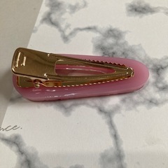 ⑤　手作りお花柄髪留めクリップの画像