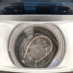 【半年間動作保証付き】Haier 全自動洗濯機　JW-C55A 5.5kg 2019年製　クリーニング済の画像