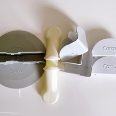 CARAZ カラズ ベビーサークル グレー×ホワイトの画像