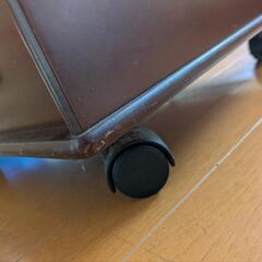 収納ケース　テレビ台　木製　キャスター付きの画像