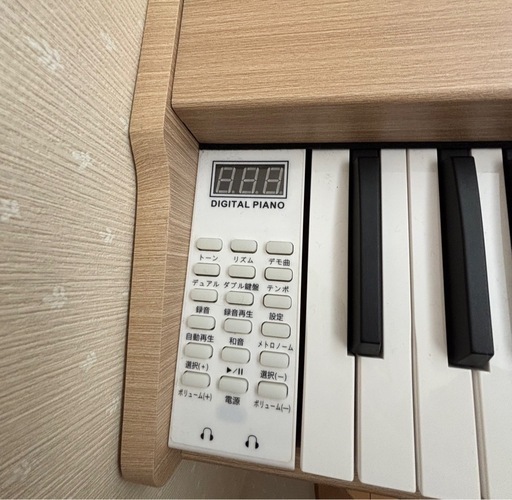 電子ピアノ　88鍵盤　サステインペダル付き　