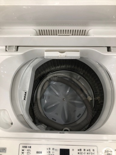 【半年間動作保証付き】YAMADA 全自動洗濯機　YWM-T45H1 4.5kg 2020年製　クリーニング済