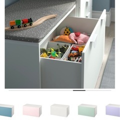 IKEA イケア収納付きベンチの画像
