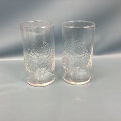 2505-31 ガラスコップ　花柄