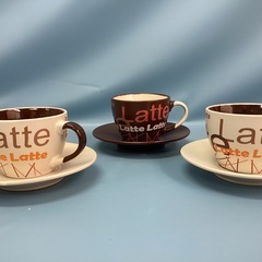 2505-32 ラテ　カップ　3組