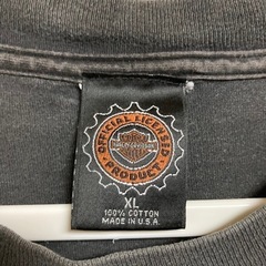 Harley-Davidson ヴィンテージブラックTシャツ XLの画像