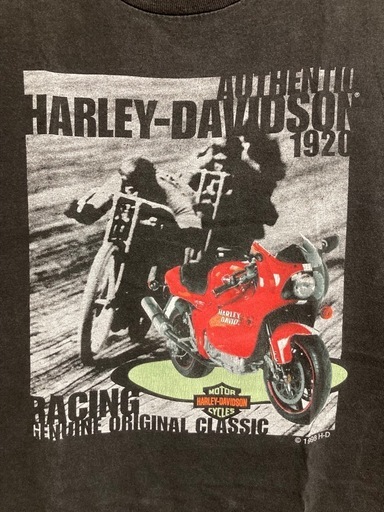 Harley-Davidson ヴィンテージブラックTシャツ XL Harley-Davidson ヴィンテージブラックTシャツ XL (Tomo) 首里のT
