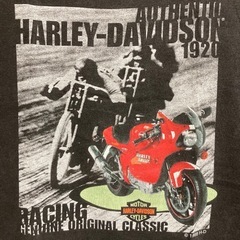 Harley-Davidson ヴィンテージブラックTシャツ XLの画像