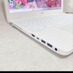 すぐに使える✨WEBカメラ付き✨初心者向け✨富士通ノートパソコンの画像