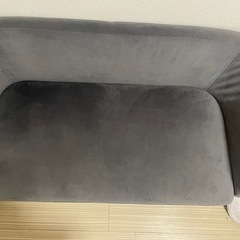   LOWYA 2人掛けソファ　グレーの画像