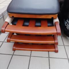 折りたたみダイニングチェア 椅子　4脚セット
の画像