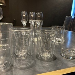イタリアン閉店〜オシャレなグラス色々ありますの画像