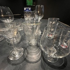 イタリアン閉店〜オシャレなグラス色々ありますの画像