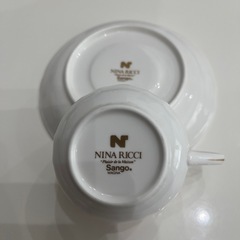 取引完了　ニナリッチのカップ&ソーサーの画像
