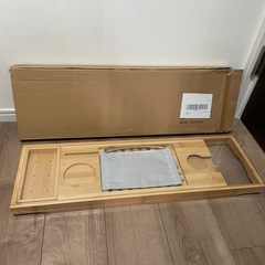 新品】バスタブトレー　竹製　お風呂グッズ