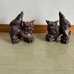 職人さんが作っている　シーサー
