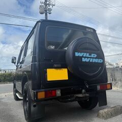【売却済】ジムニー  JA11V (型式 ; V-JA11V) MT車　車両保管場所：那覇市首里の画像