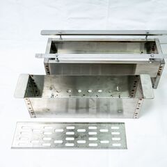 炭焼きコンロ　炭火　脂を落としてヘルシー調理に最適　イベント　ヤキトリ　焼鳥器　備長炭の画像