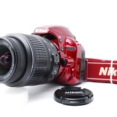 Nikon D3100赤☆初心者歓迎！操作説明書・バッグ付きのフルセットですぐに撮影可能の画像