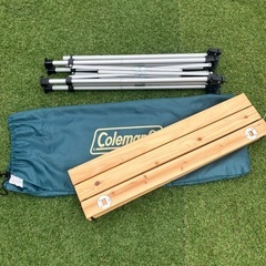 Coleman ナチュラルウッドロールテーブル　90