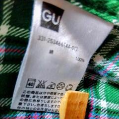 GU ネルシャツLサイズの画像