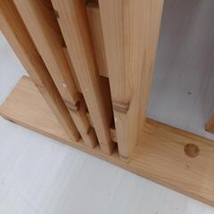 【ドリーム尾浜店】★ジモティー割あり★ベンチダイニング4点セット　NA/BK　※イス、あし両方スレ、キズあり　 高さ(H)70cm× 幅(W)150cm× 奥行(D)70cmの画像