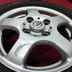 倶知安町 145/80R13 Bridgestone Nissan 4本 6分山の画像