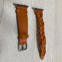 【値下げ】新品未使用　Apple Watchベルト　本革栃木レザーきの画像