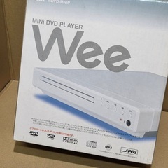 ★決まりました【Wee】ミニDVDプレイヤー（欠品有）　ジャンク