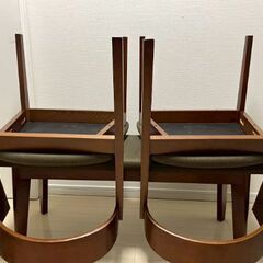 椅子2脚、ベンチ1脚　※単体売りも可の画像