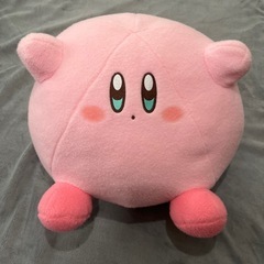 【新品＆タグ付】星のカービィ　羊毛フェルト風超BIGぬいぐるみ(...
