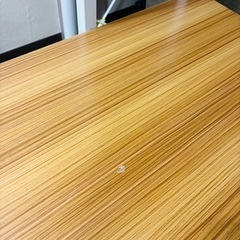 収納棚付　ローデスク　ナチュラル＆ホワイトカラー　の画像