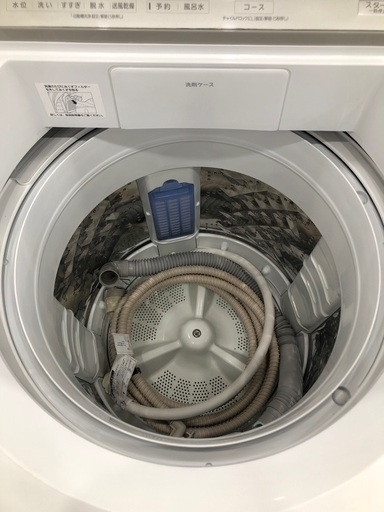 【半年間動作保証付き】Panasonic 全自動洗濯機　NA-FA80H7 8.0kg 2020年製　クリーニング済