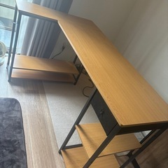 デスク　L字の画像