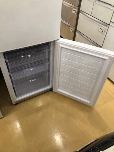 【1年間動作保証付き】　SHARP 2ドア冷蔵庫　SJ-PD28J-W 2022年製　280L クリーニング済