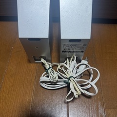 BUFFALO マルチメディアスピーカー　3.5mmステレオミニプラグ　バッファロー　BSPKMA01SVA スピーカーの画像